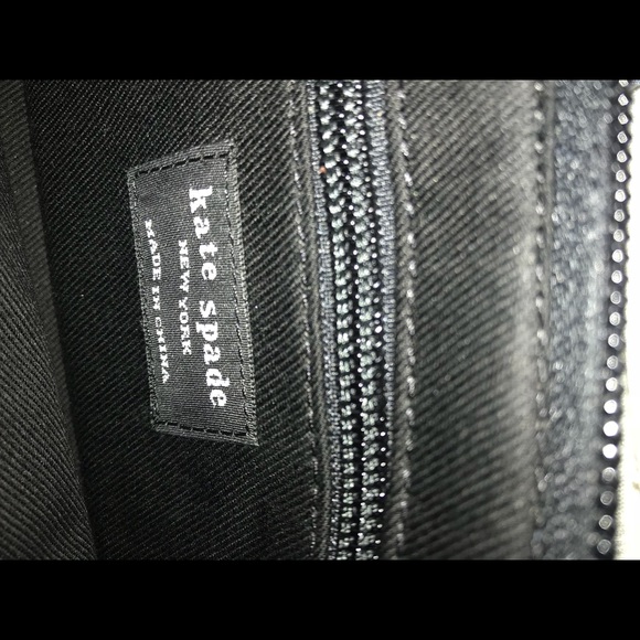 Kate Spade small blue-gray microfiber purse - Picture 3 of 3